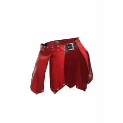 MOB Eroticwear Jupe homme Sm Roman Skirt Rouge-Noire